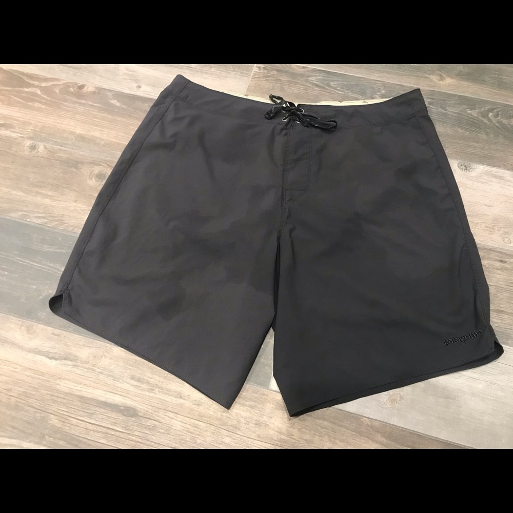 Patagonia worn wear black swimsuit Sz 38